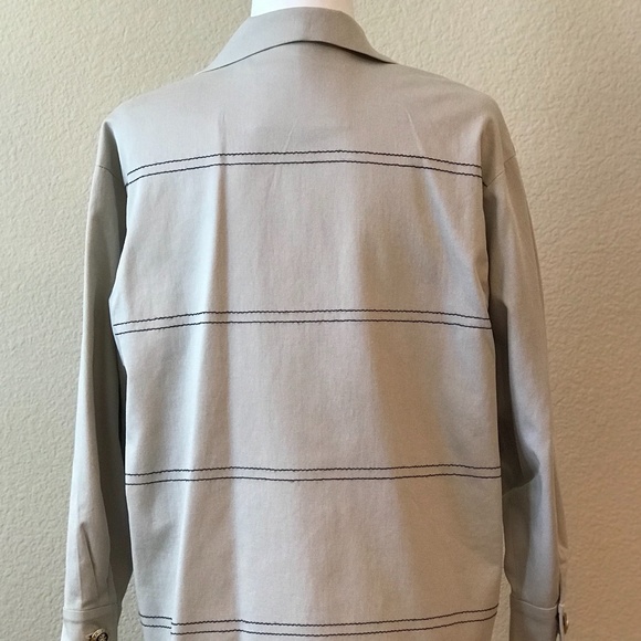 💖HOST PICK💖NWOT St. John Cotton Khaki Short Trench Coat - Picture 9 of 11